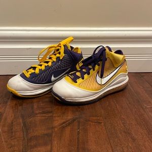 Lebron James “media day” Nike basketball shoes. Originally sold on “GOAT”